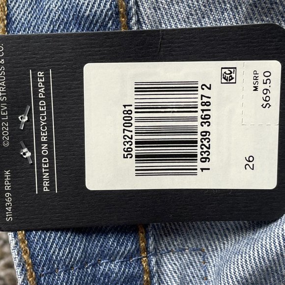Levi's Pants - Levi's 501 shorts - Dark Wash 26